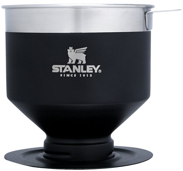 Stanley Cafetiere Perfect-Brew Pour Over 590ml Matte Black Pebble - RVS - met Herbruikbare Filter