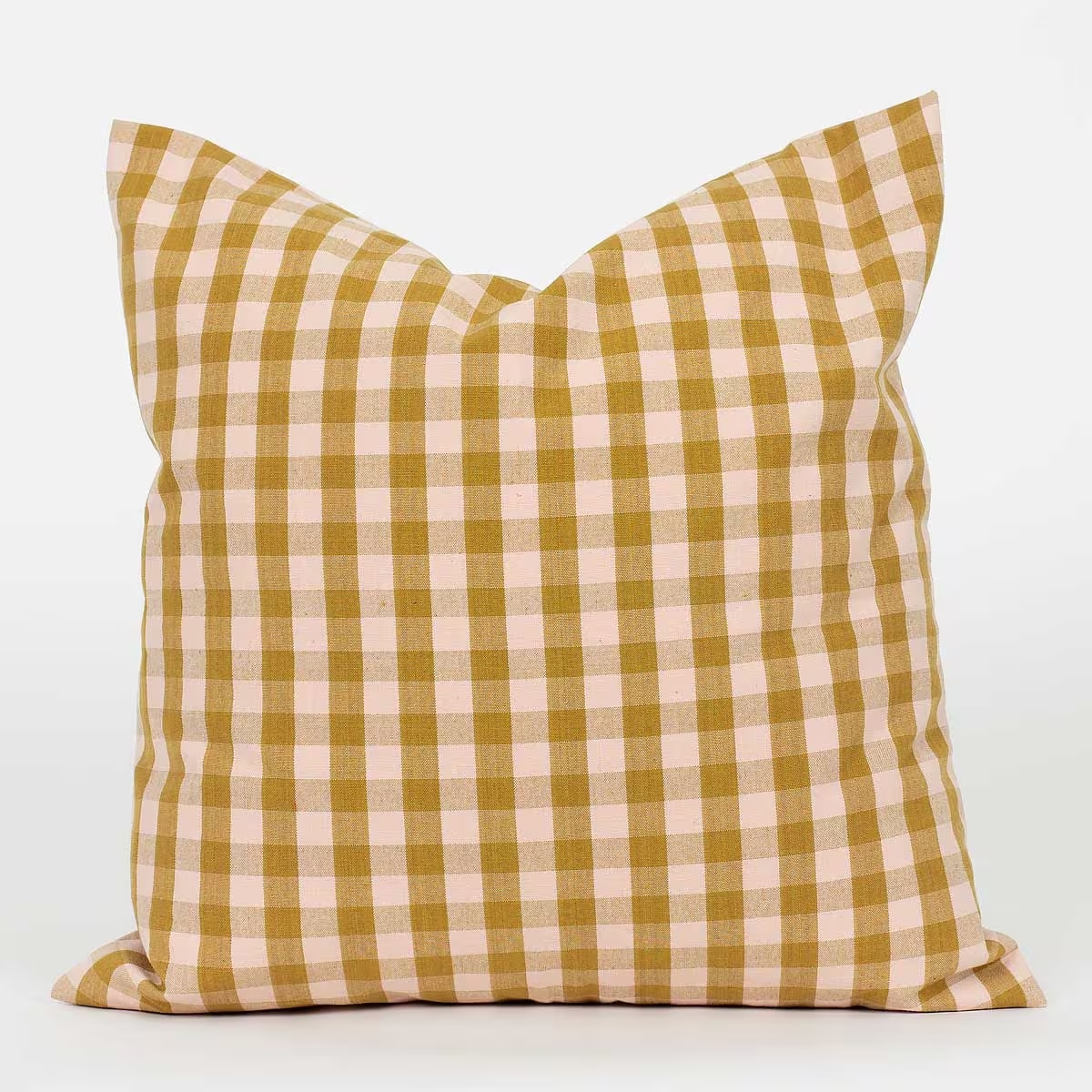 Awoc Kussen Gevuld Maria Pink-Mustard 40x40 cm Awoc Kussen Gevuld Maria Pink-Mustard 40x40 cm