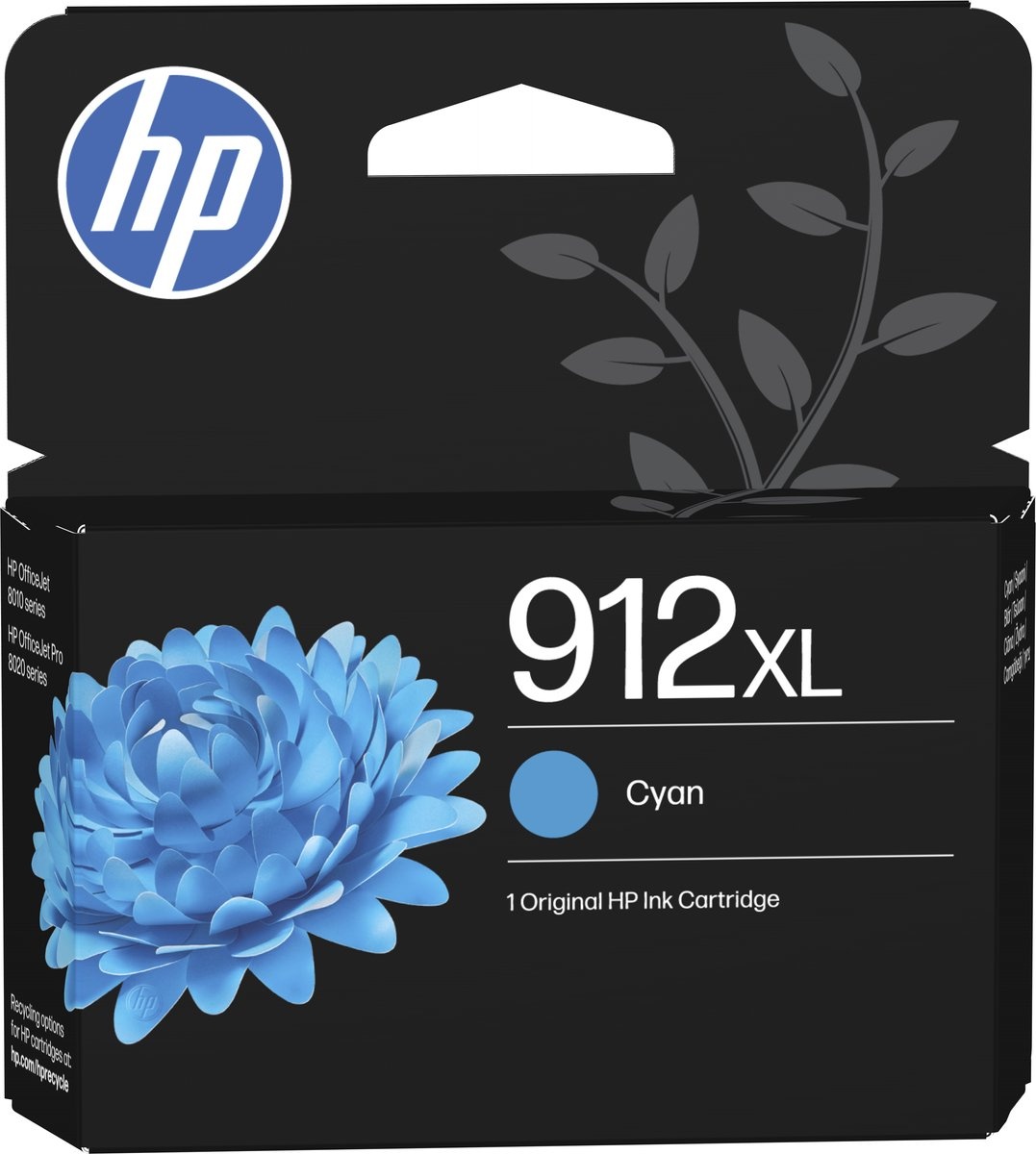 HP 912XL Printer Cartridge Inkjet Cyaan