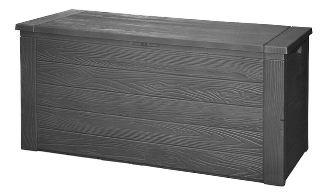 Opbergbox Woody Antraciet 120x45x57 cm 300l