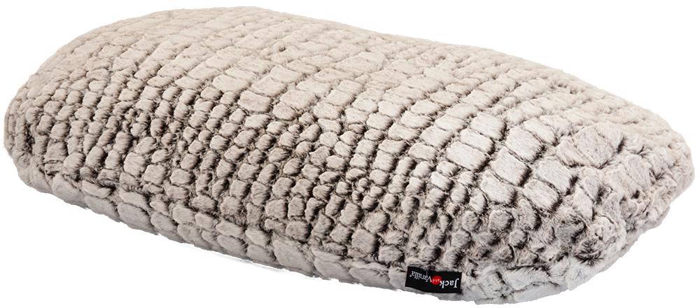 J&V OVAL DOG CUSHION SNAKESKIN S 65X40CM