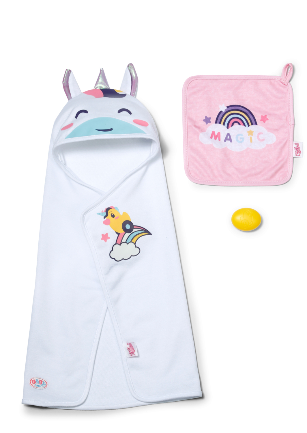 Baby Born Hooded Towel set, handdoek met kap