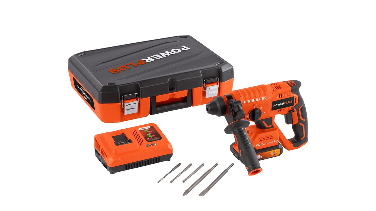 PowerPlus Dual Power POWDP15640 Boorhamer Set met Accu en Lader