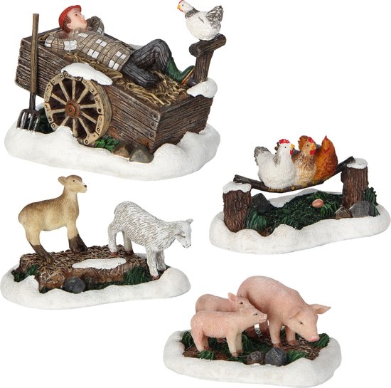 Luville Boerderijdieren/Boer op Kar - assorti - prijs per stuk