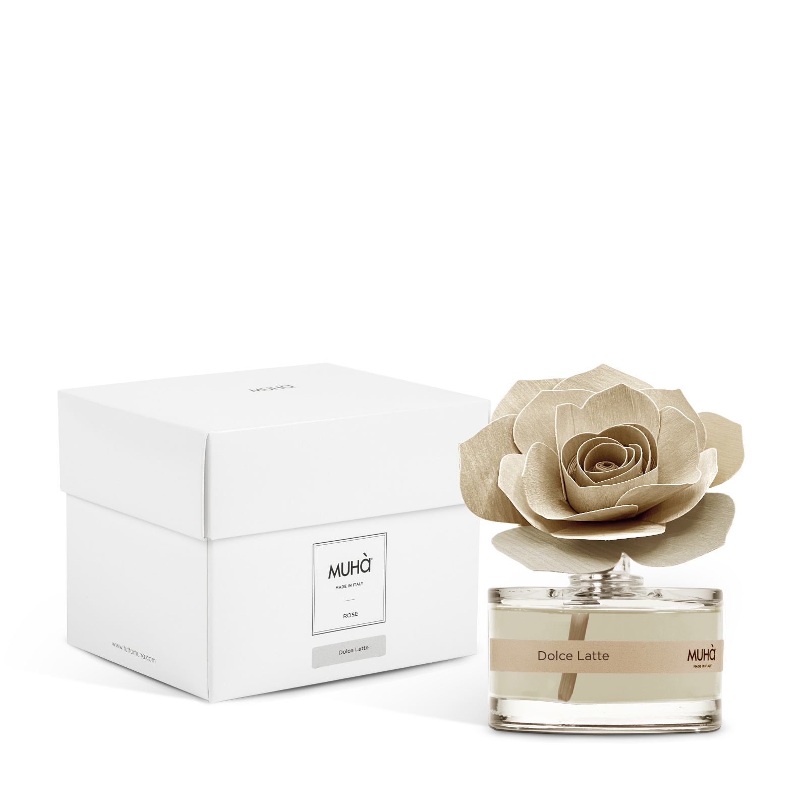 Muhà Geurdiffuser Rose Beige 50ml - Sweet Milk