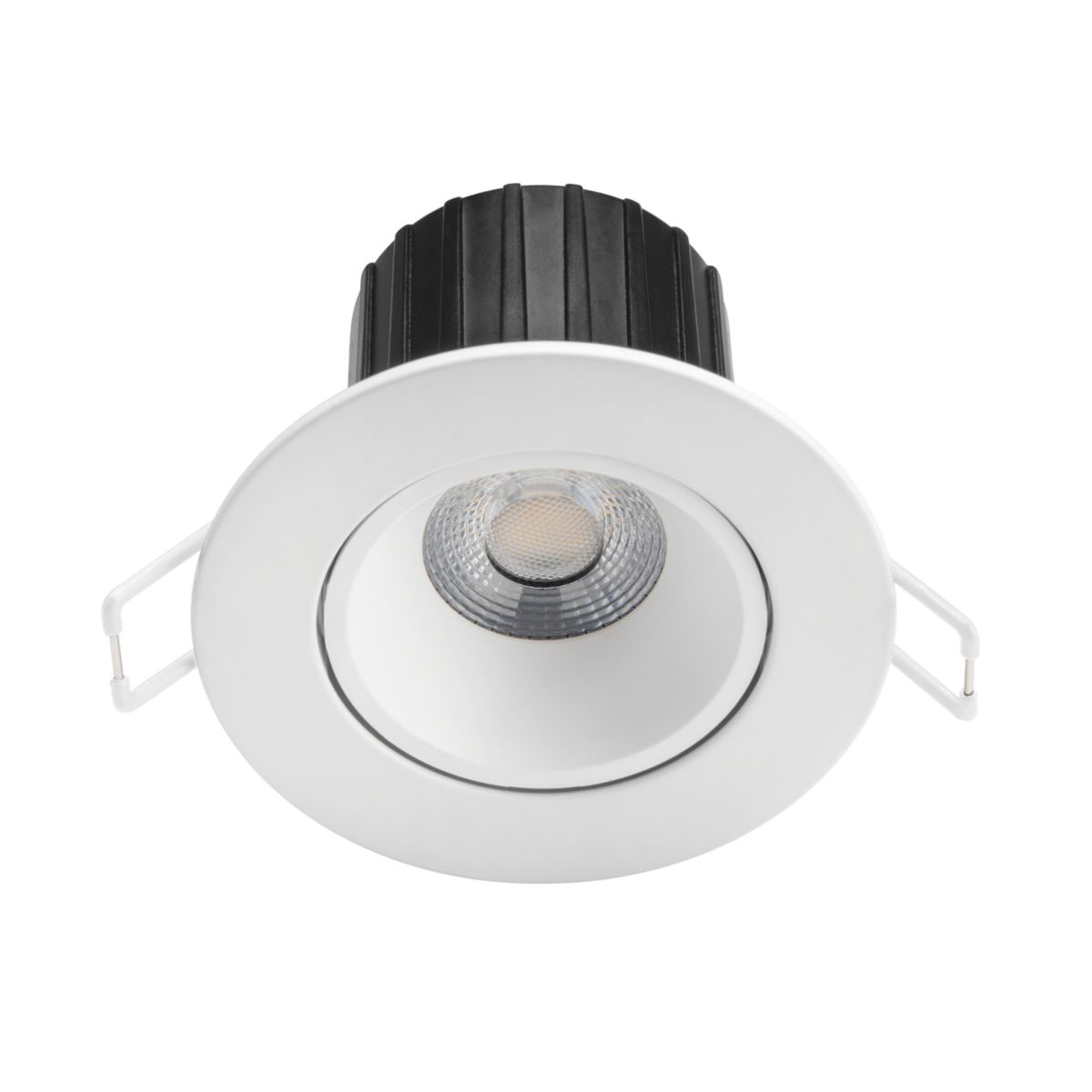 Philips Inbouwspot Abrosa Wit/Wit GU10 9W 2700K IP44 Dimbaar