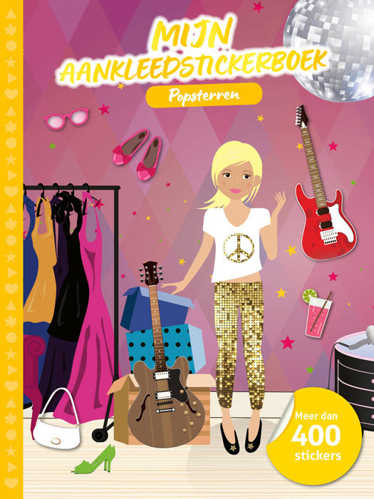 Mijn Aankleedstickerboek - Popsterren