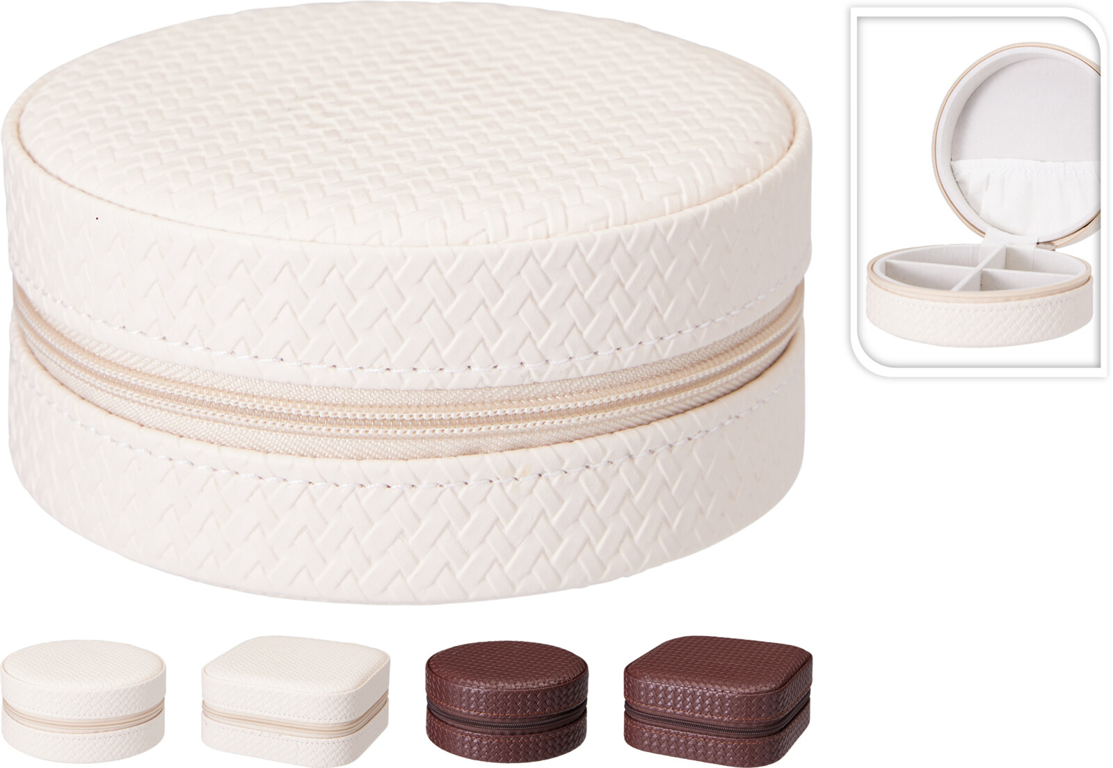 Juwelendoos 10cm/10x10 cm - assorti - prijs per stuk