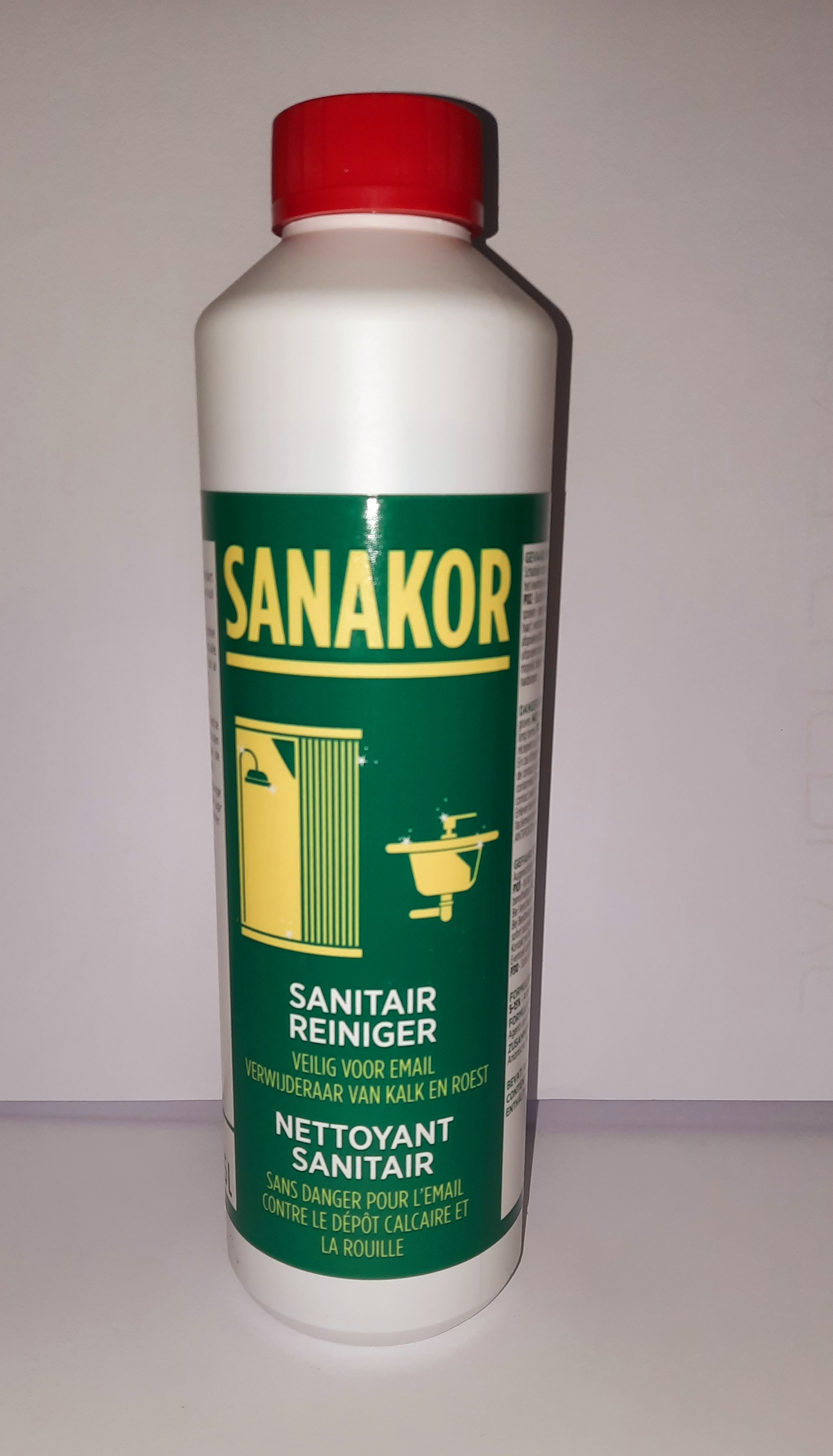 Sanakor Reiniger Sanitair anti-kalk en anti-roest - 0.5 l