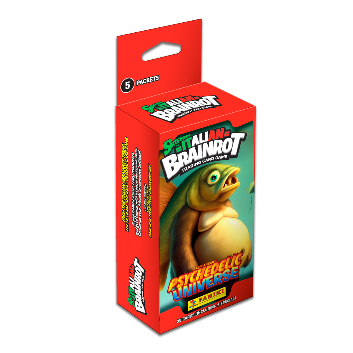 Panini Blister 5 Zakjes Trading Cards Italian Brainrot