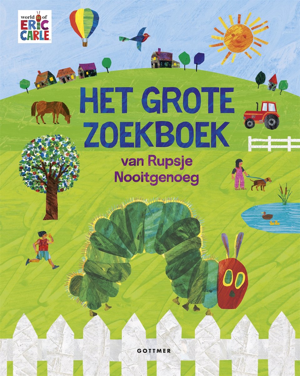 Het grote Zoekboek van Rupsje Nooitgenoeg - Eric Carle