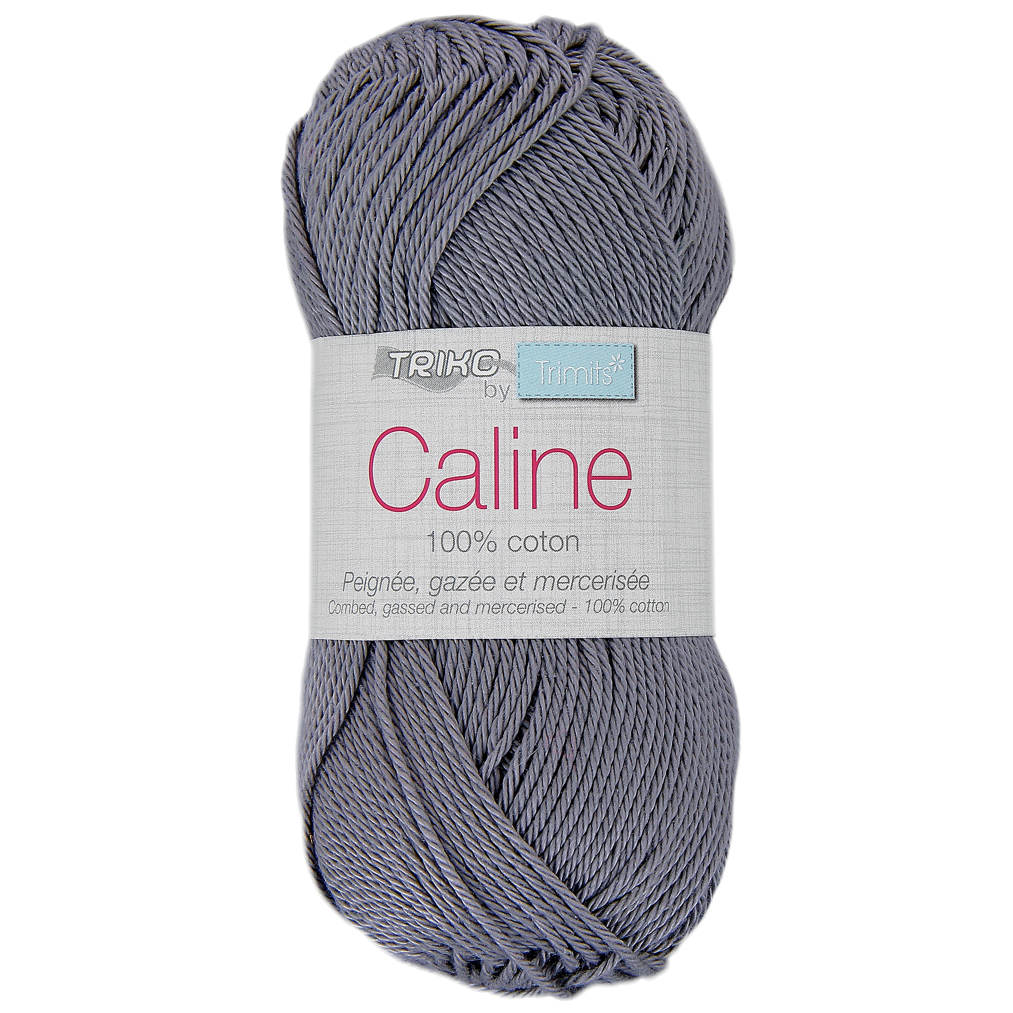 Trimits Breigaren Caline 100% Katoen Middelgrijs 50 g