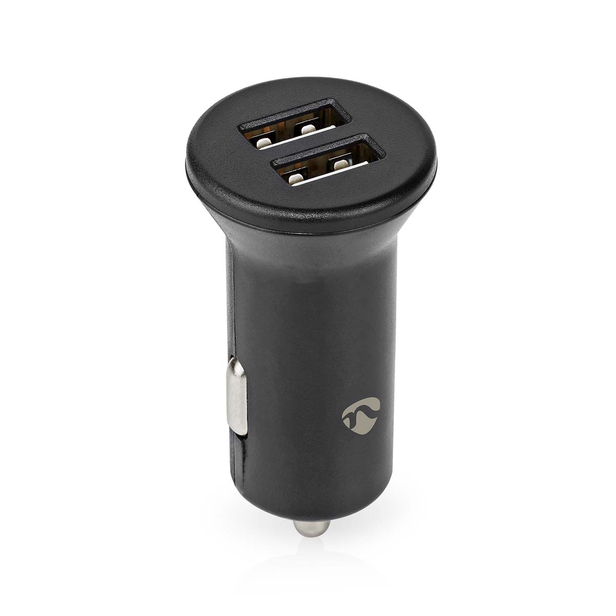 Nedis Autolader 24 W 2 uitgangen ASB-A 2.4A Zwart