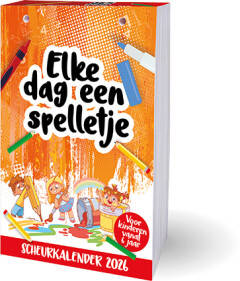 Scheurkalender 2026 -  Elke Dag een Spelletje - voor Kinderen vanaf 6 jaar