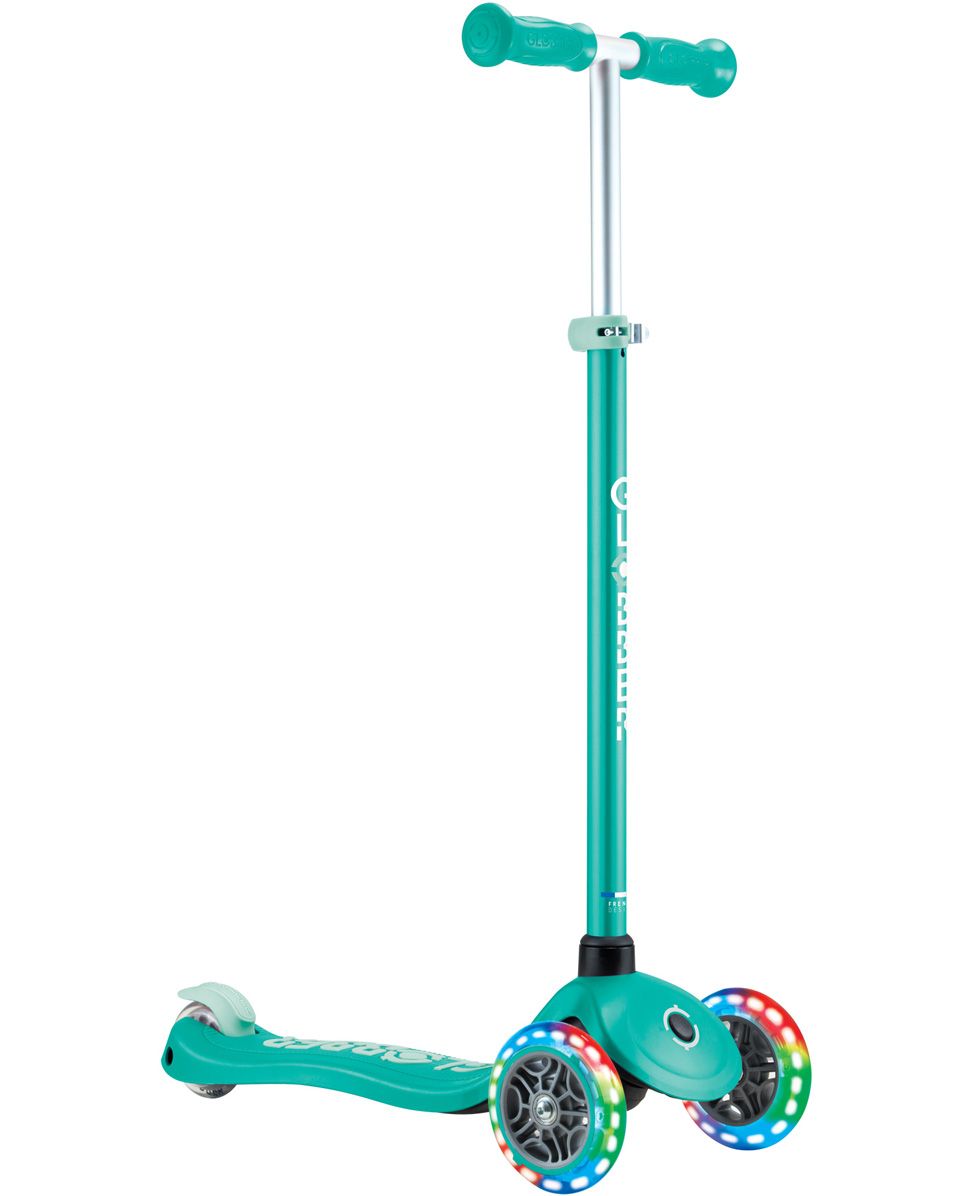 Globber Step Primo Plus Lights Green