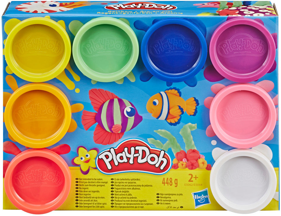Play-Doh Rainbow Starter Pack 8 Potten 56 Gr.