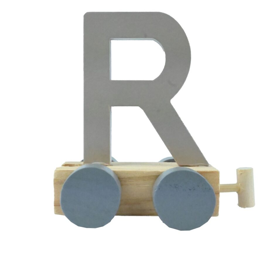 Treinletter Hout R Sand