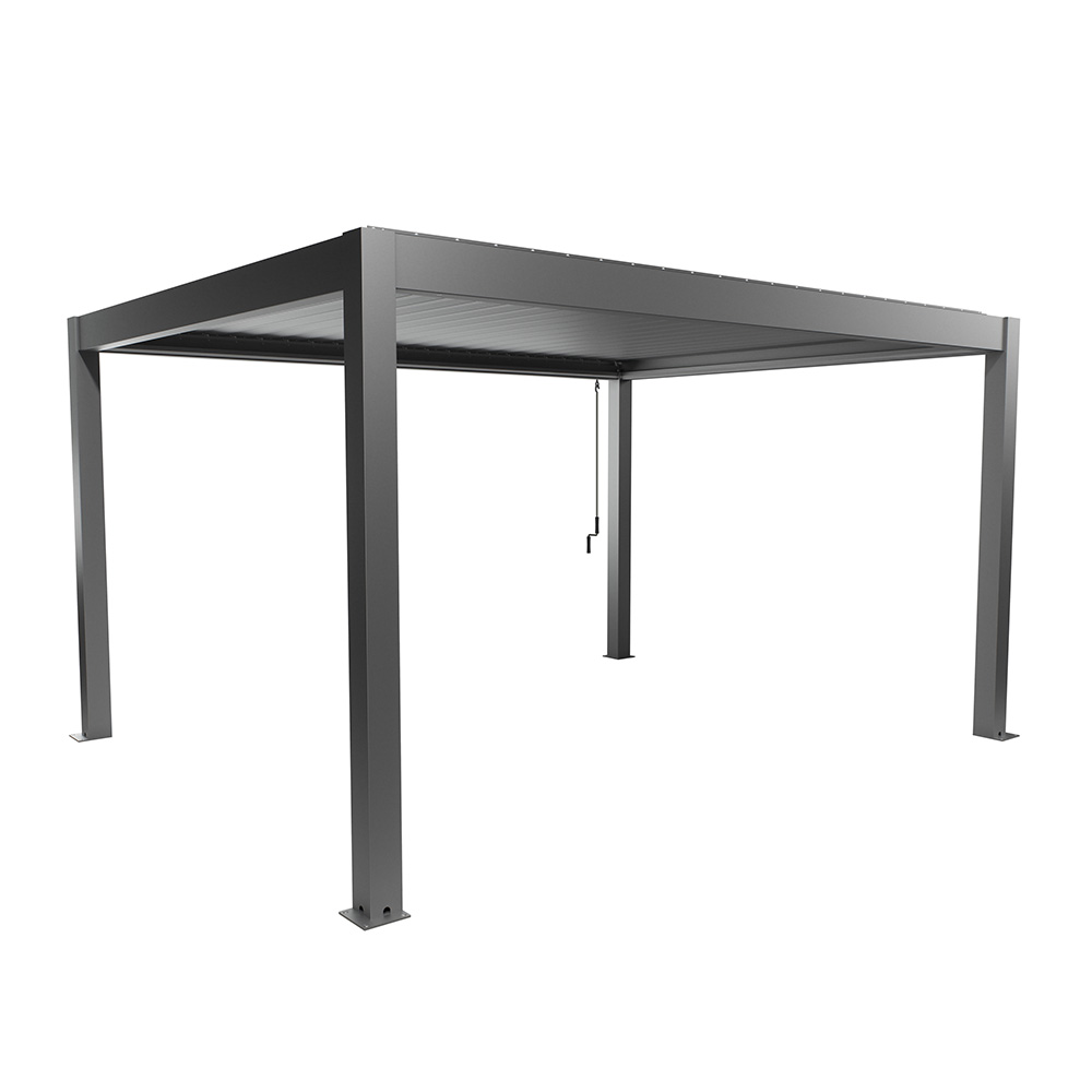 Biohort Pergola Metaal 4.5x3.5 m Kwartsgrijs