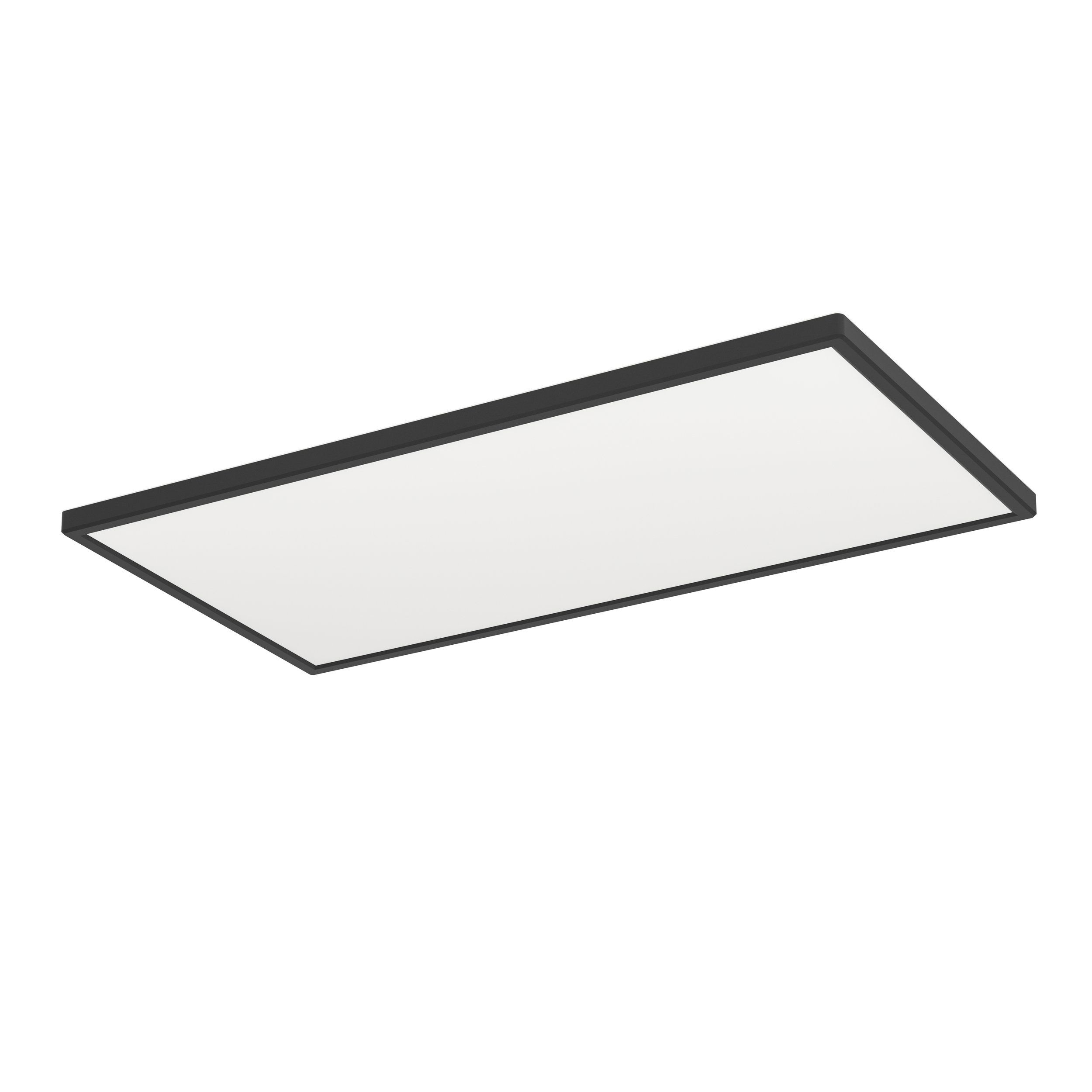 Eglo Rovito Plafondlamp Badkamer Zwart Rechthoek 300x570 mm IP44 17.2W 2580lm 2700/4000/6500K