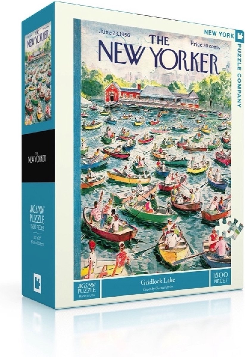 New York Puzzle Company Gridlock Lake 1500 stuks