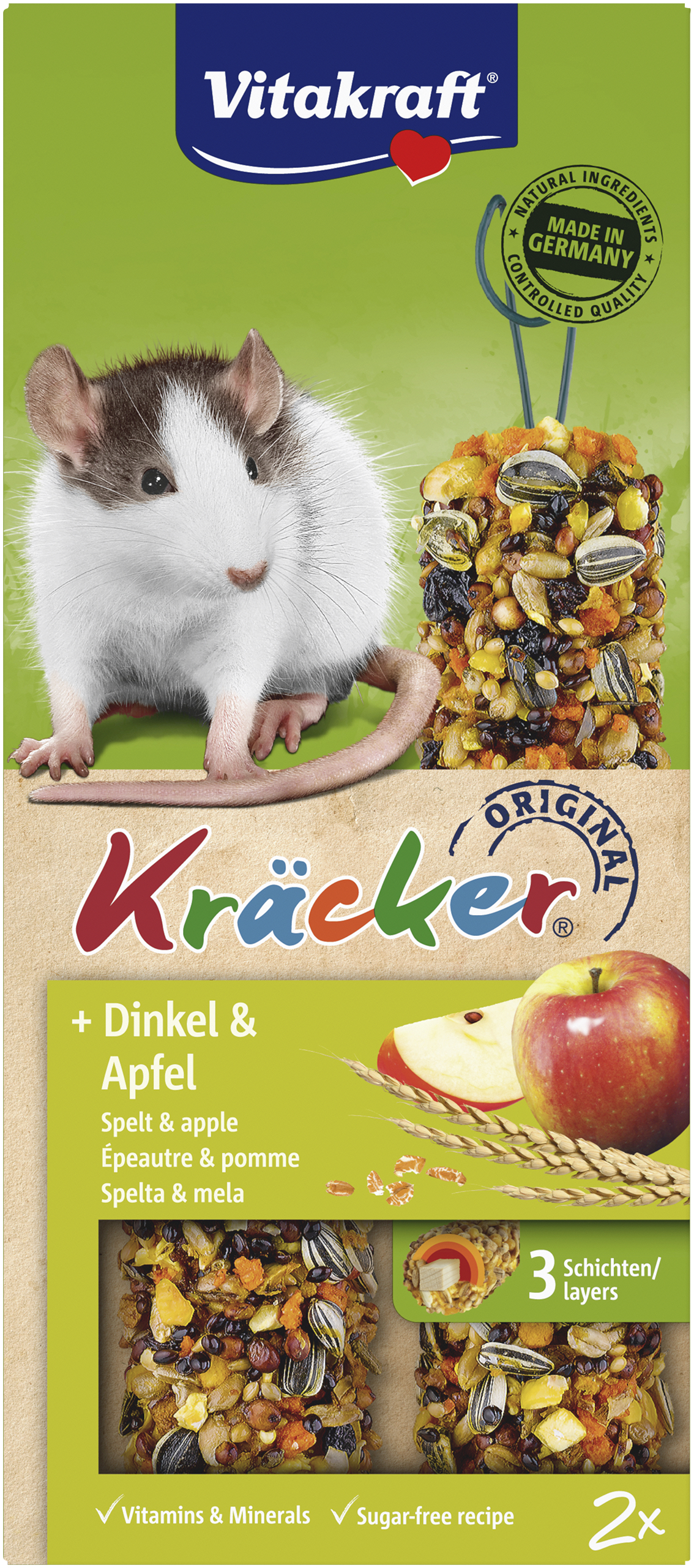 Vitakraft Kracker Ratten Corn & Fruit