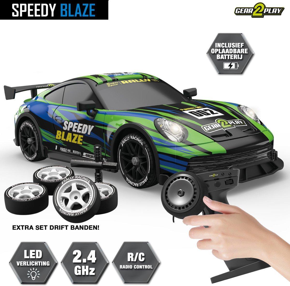 Gear2Play RC Speed Blaze - extra set wielen om te driften