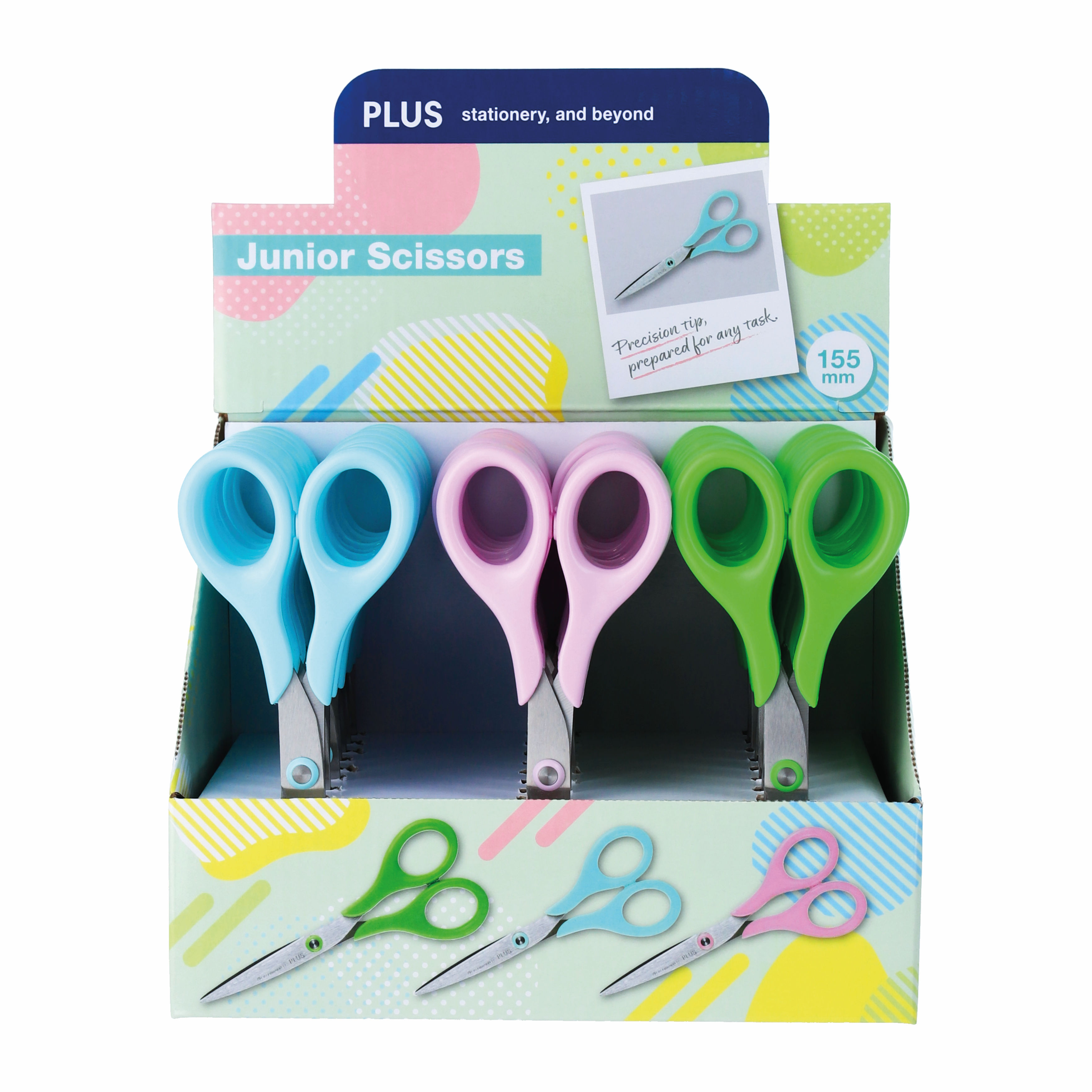 Plus Junior Schaar Pastel assorti