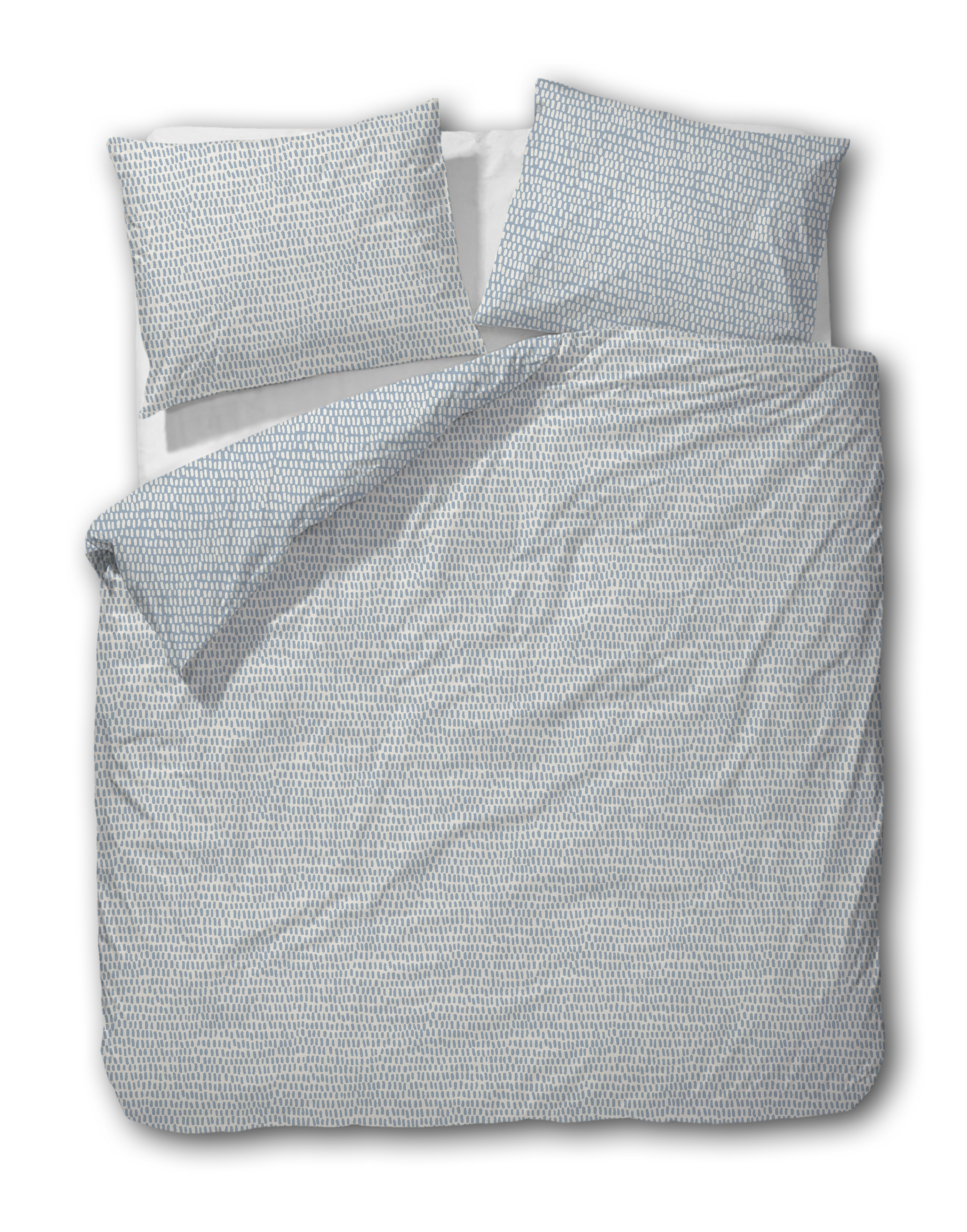 Passion Dekbedovertrekset Rolfie Flanel Blauw 240x220 cm