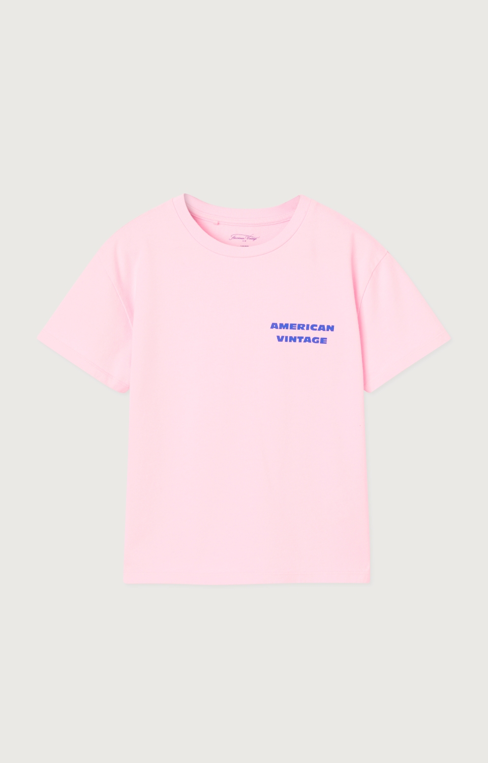 American Vintage Kids T-Shirt Fizvalley Baby Vintage Pink