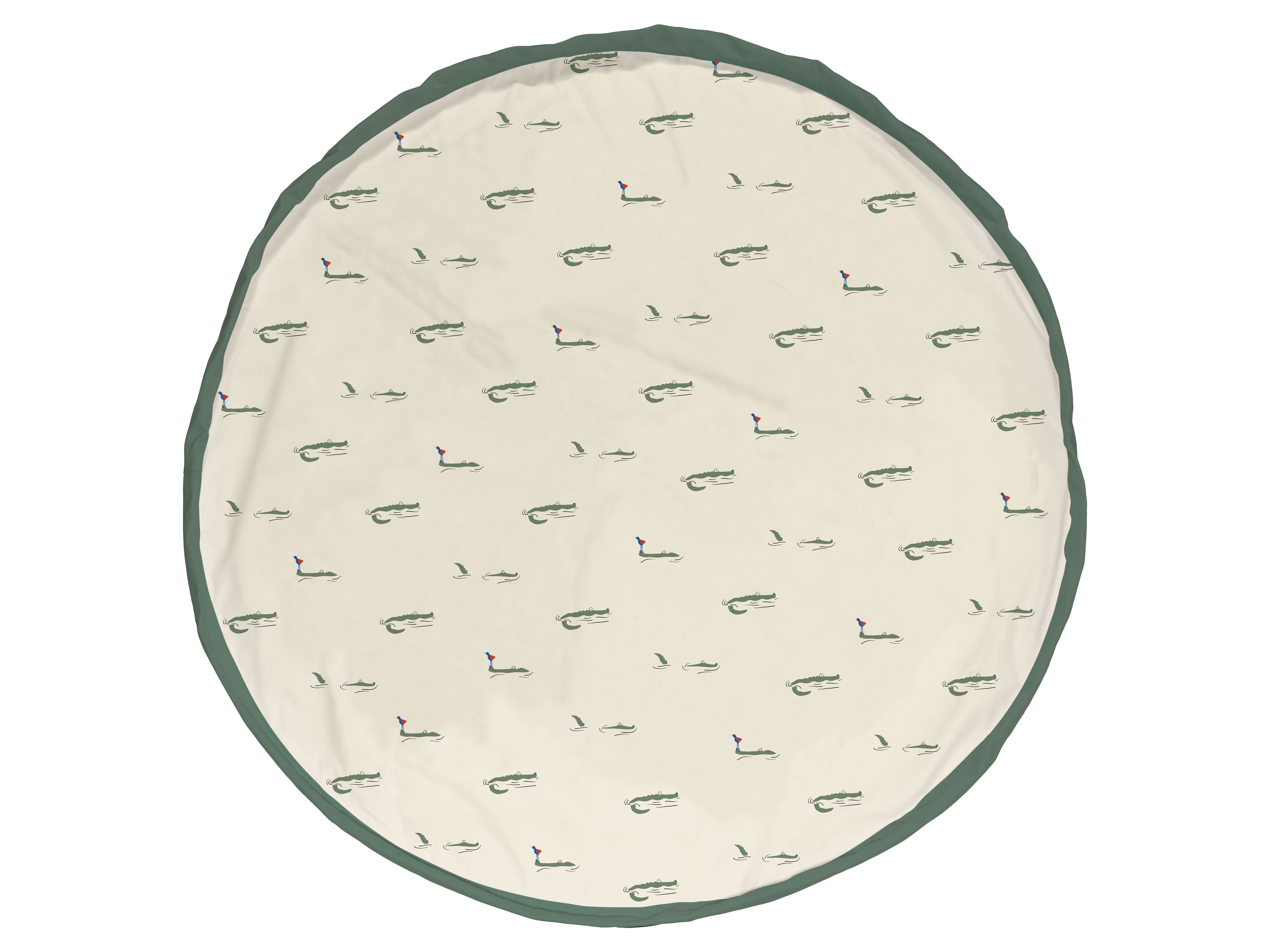 Play & Go Speelmat-Opbergzak Original Single Print Croco 140 cm