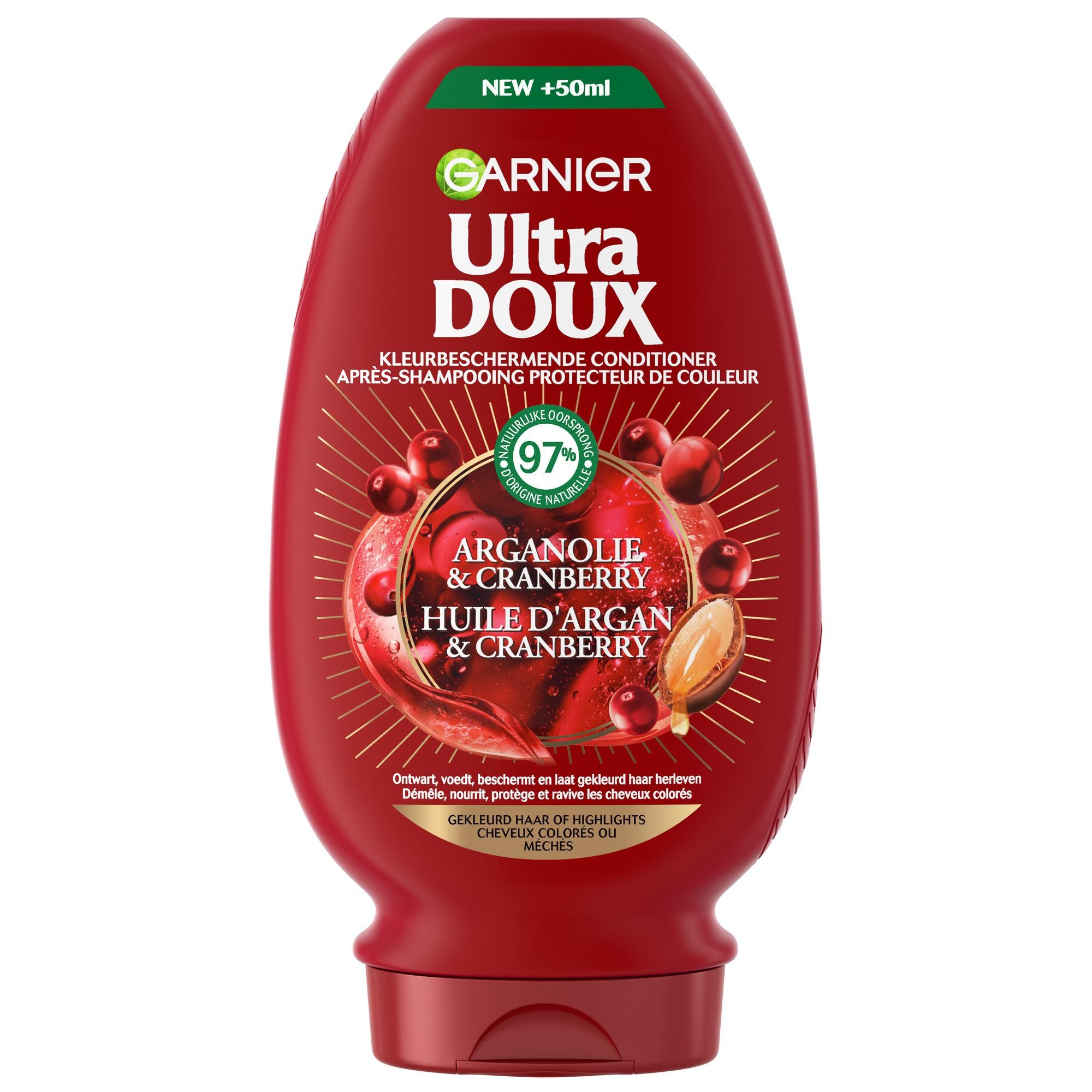 Garnier Ultra Doux Conditioner Arganolie-Cranberry Gekleurd Haar 250 ml