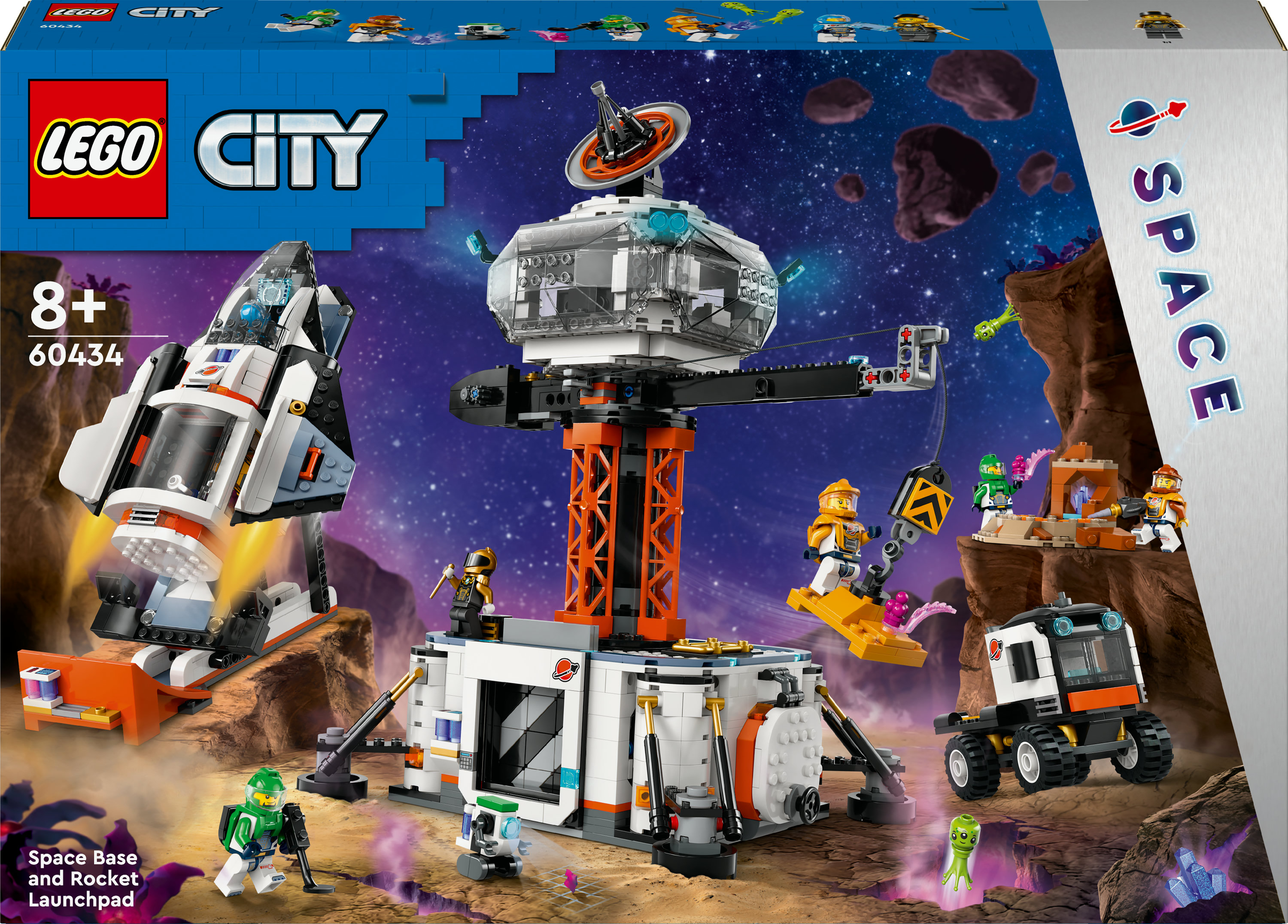 LEGO City 60434 Ruimtebasis en Raket Lanceringsplatform
