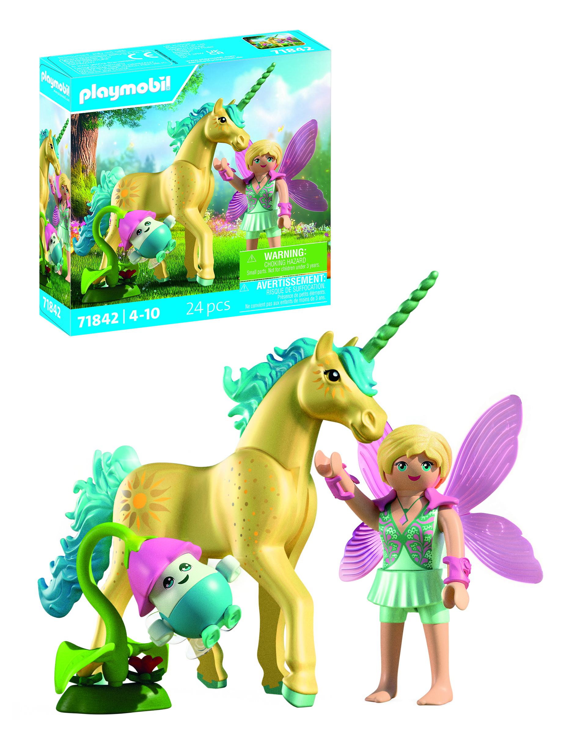 Playmobil Princess Magic 71842 Verzameleenhoorn: zonneschijnbloesem met fee
