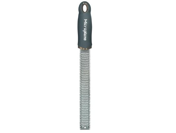 Microplane Rasp Zester After Dark Grey - met Beschermhoesje