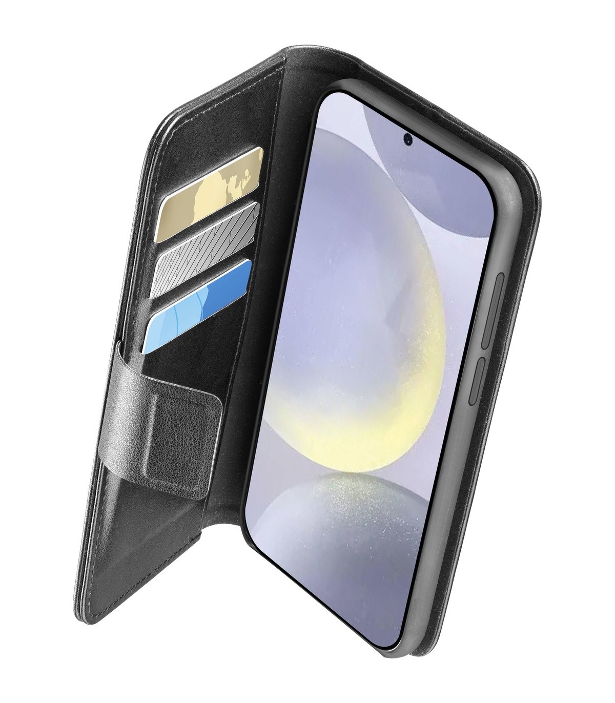 Cellularline Samsung Galaxy S25 Ultra, hoesje Book Agenda, zwart