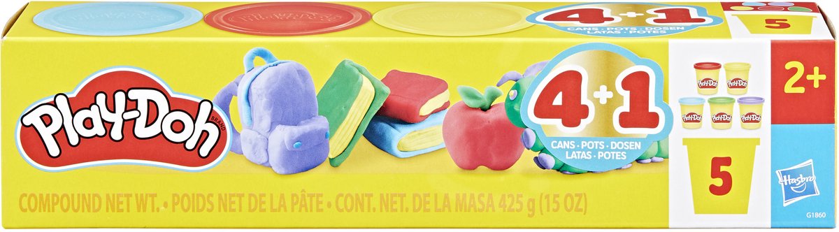 Play-Doh Back to School 5 Potten 85 Gr.