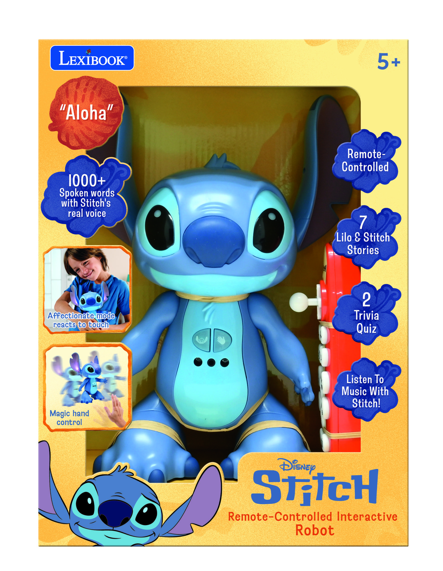 Stitch Interactieve bestuurbare robot met de stem van Stitch