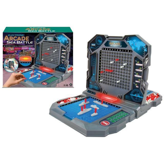 Arcade Electronisch Zeegevecht, spreekt 8 talen