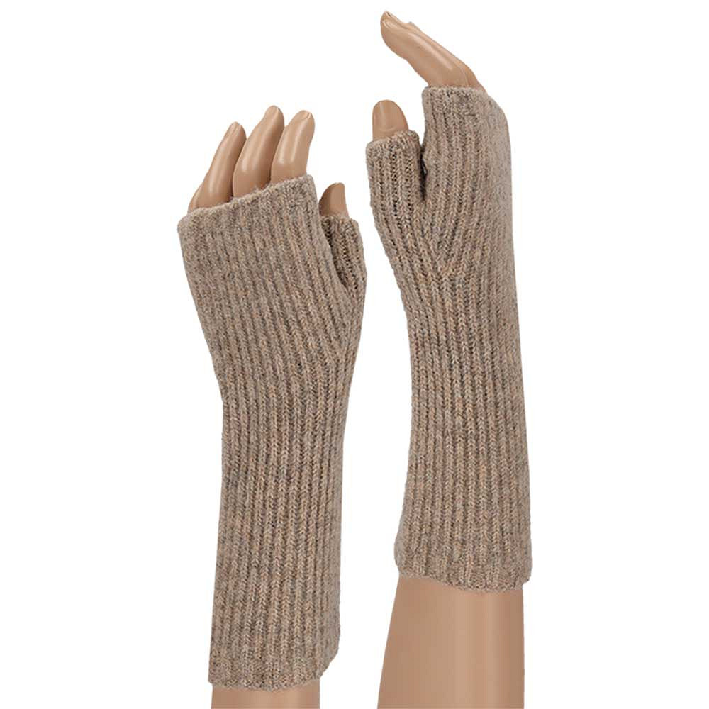 Sarlini Handschoenen Dames Knit Camel Mel - ONE SIZE