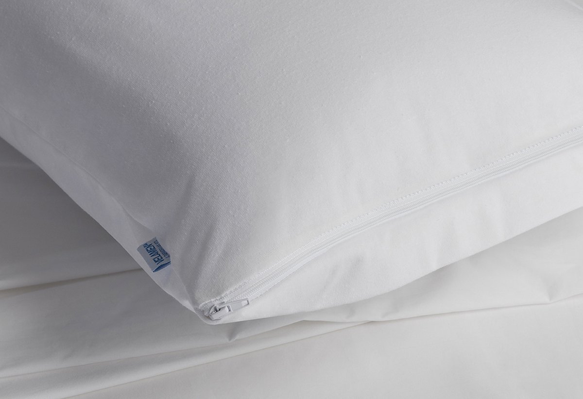 Respira Kussenbeschermer Sloop 2in1 65x65 cm Wit Waterdicht Wasbaar 95graden