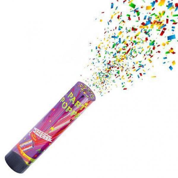 Party Popper Confetti Schieter  20.5 cm