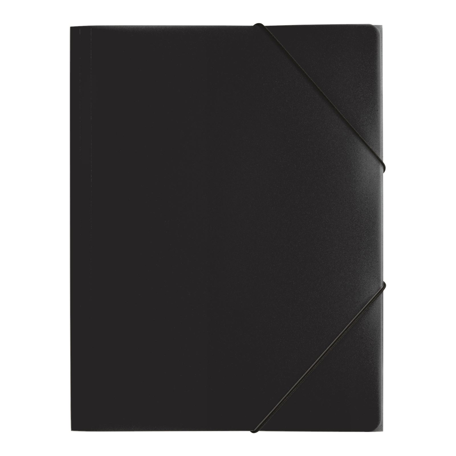 Pagna Elastomap A4 PP Lucy Colours Zwart met 3 Binnenflappen