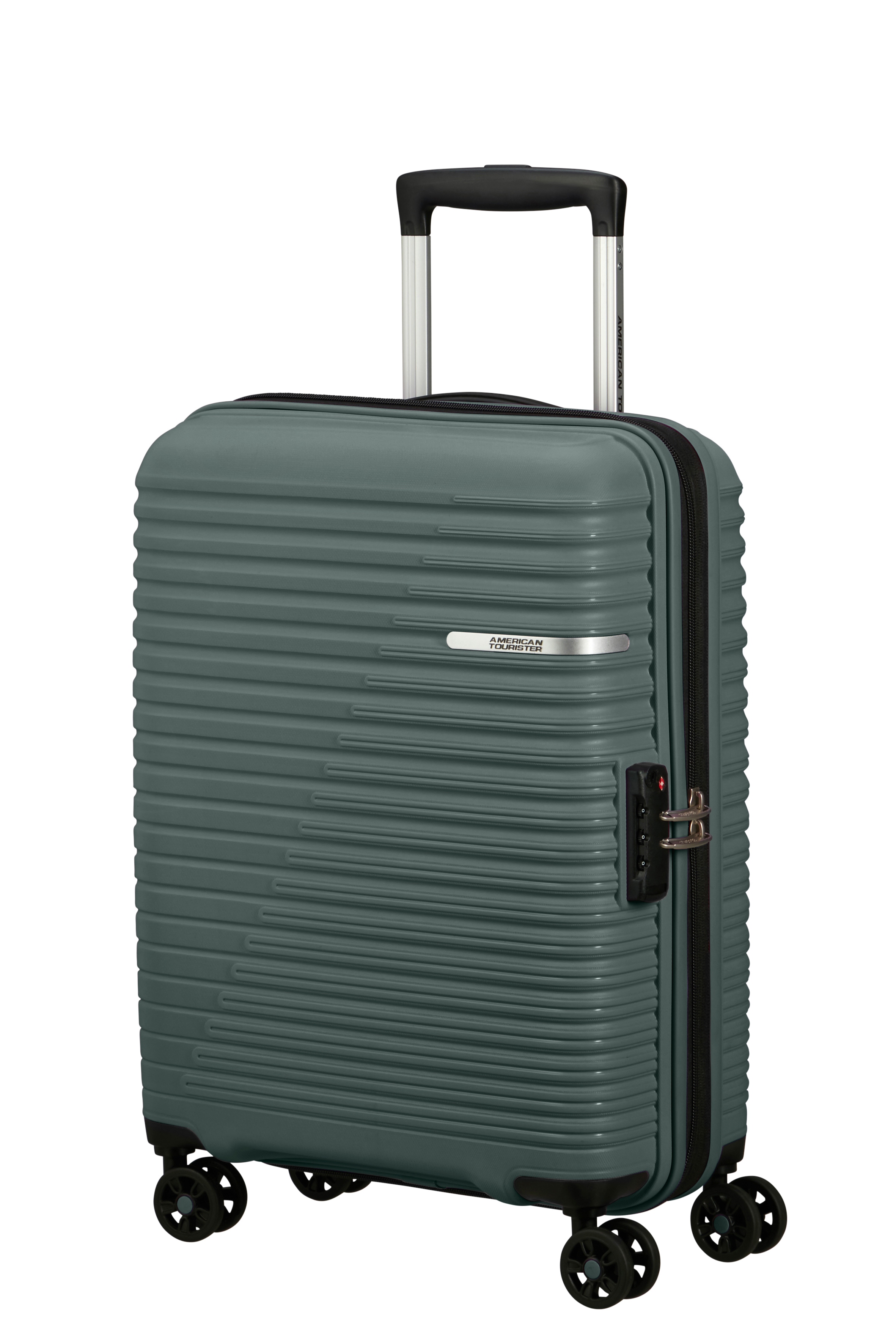 American Tourister Valies Liftoff Spinner 55 EXP TSA Dark Olive