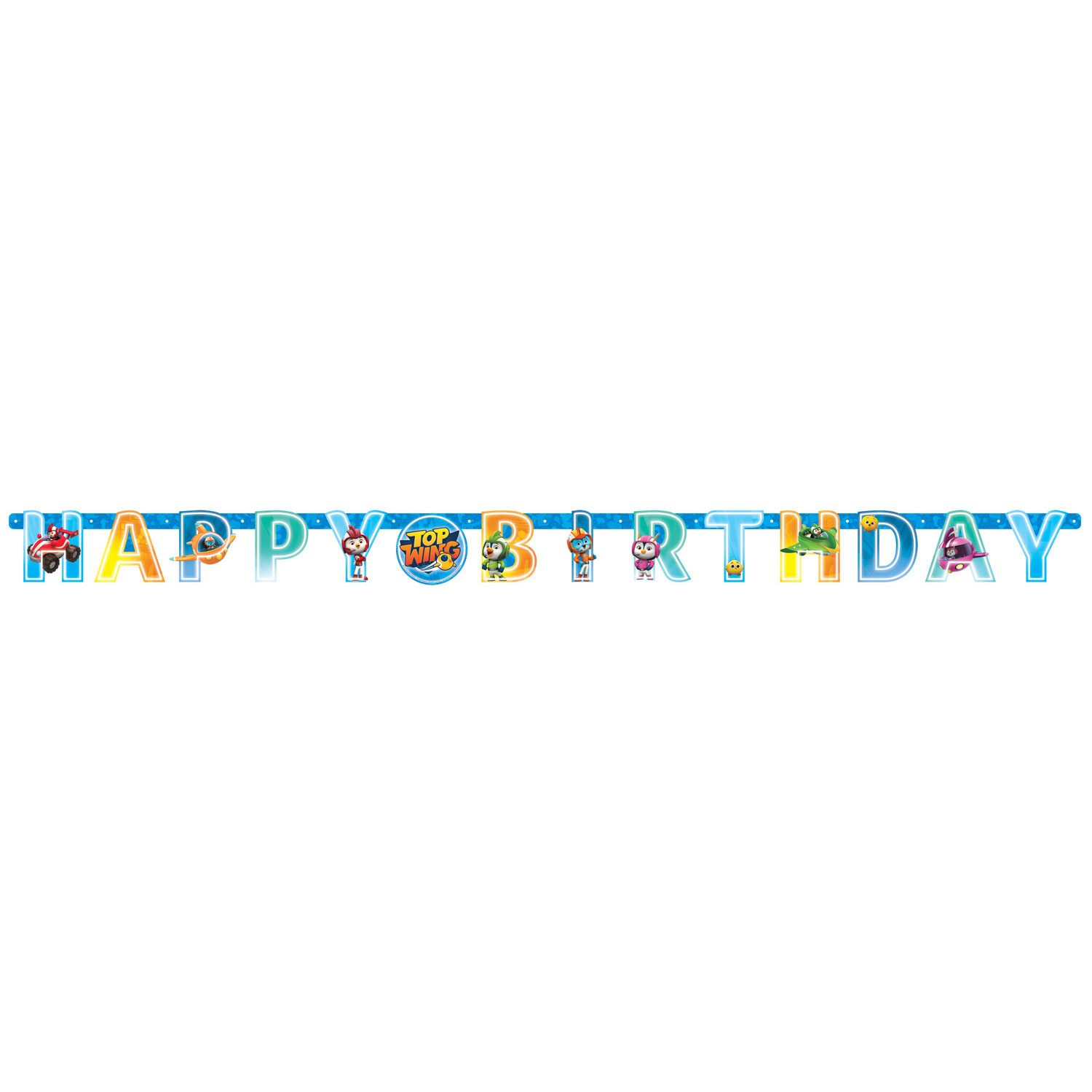 Top Wing Letter Banner 218x12cm