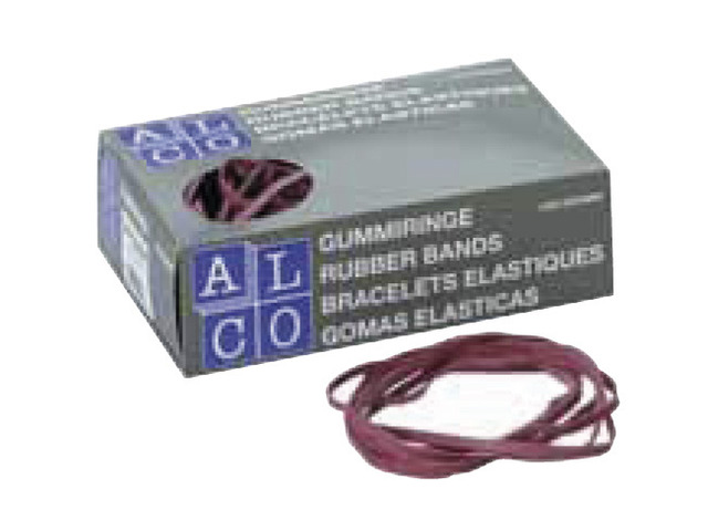 Alco Elastiekjes 200 x 6 mm Rood 500 gram