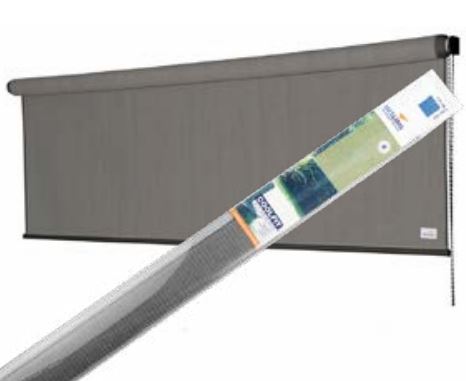 Nesling rolgordijn outdoor 1.48x2.4m Coolfit Antraciet