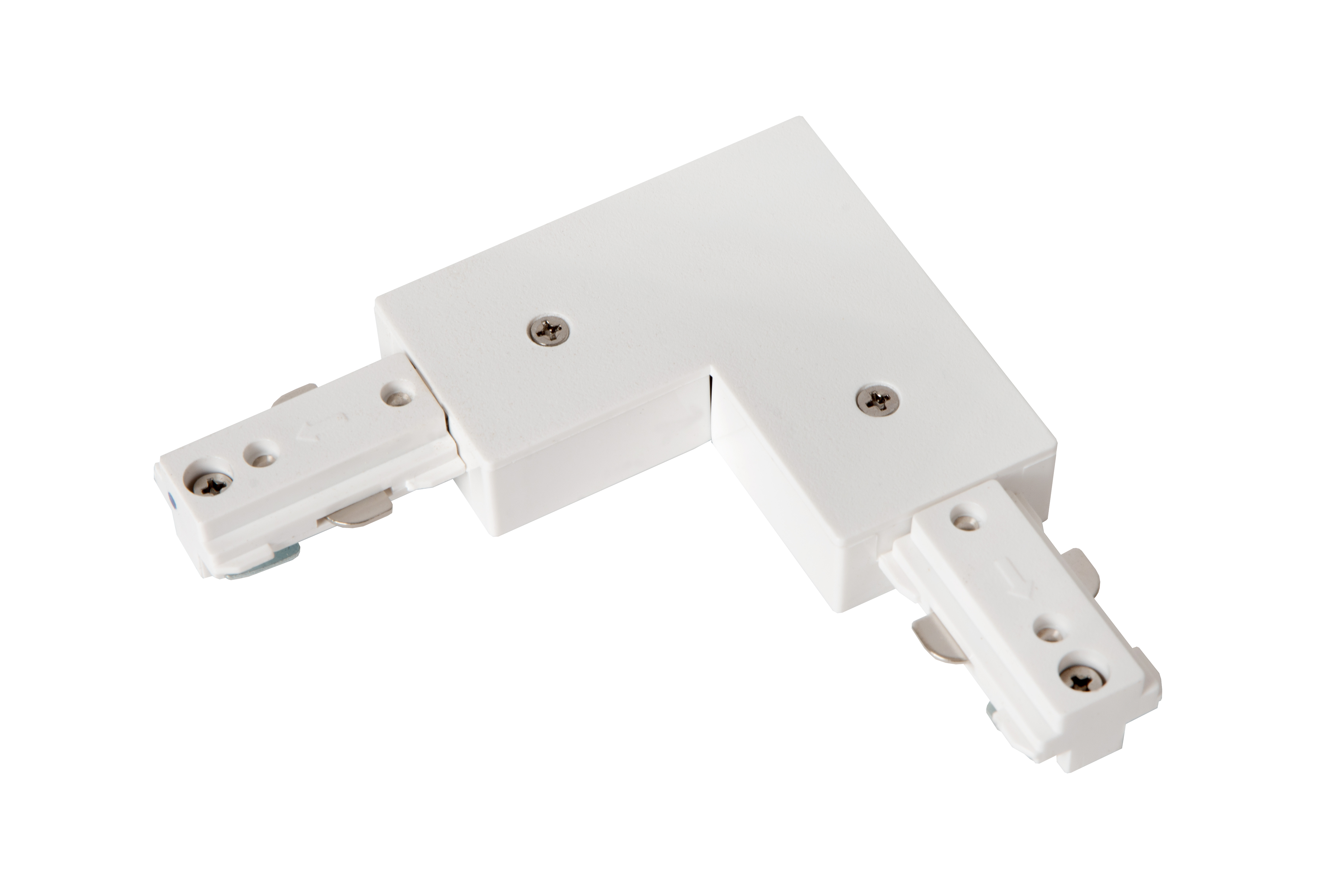 Lucide Track Monofase Railsysteem L-koppelstuk Links Wit