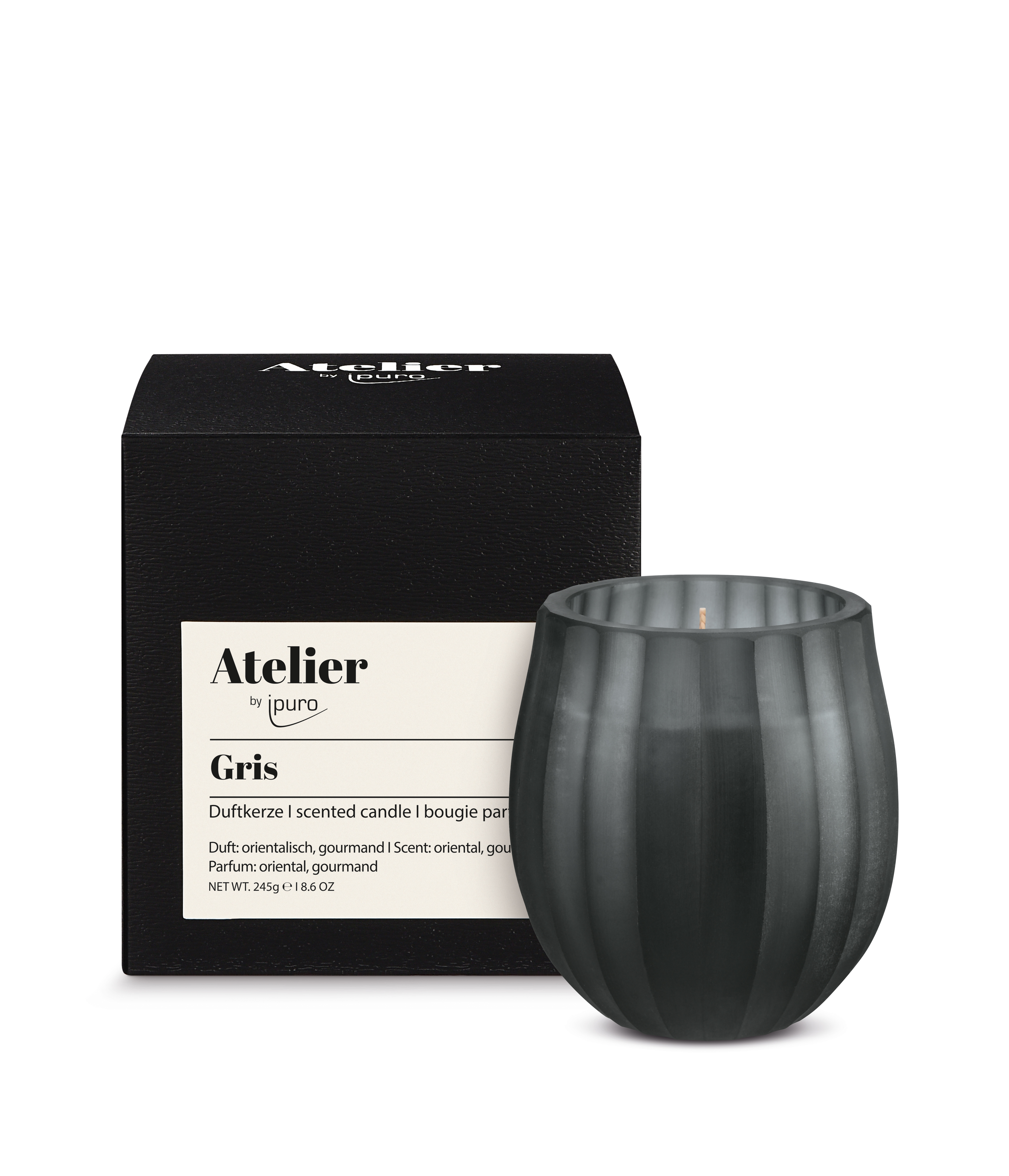 Atelier by Ipuro Geurkaars Gris 245g