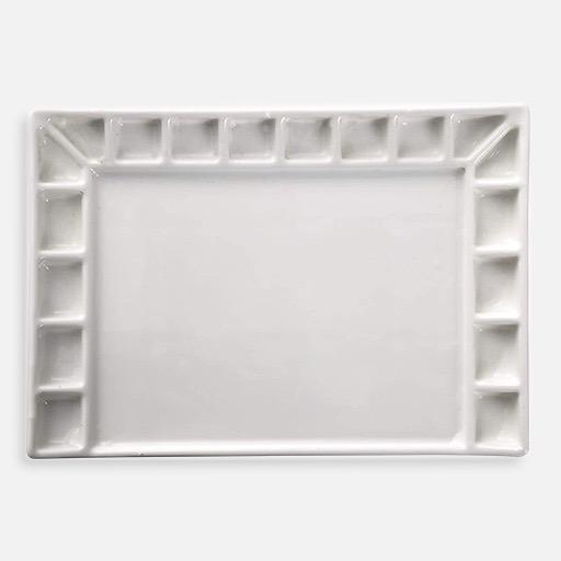Meeden Schilderspalet Rectangular Porselein 14x20 cm - 18 Vakjes