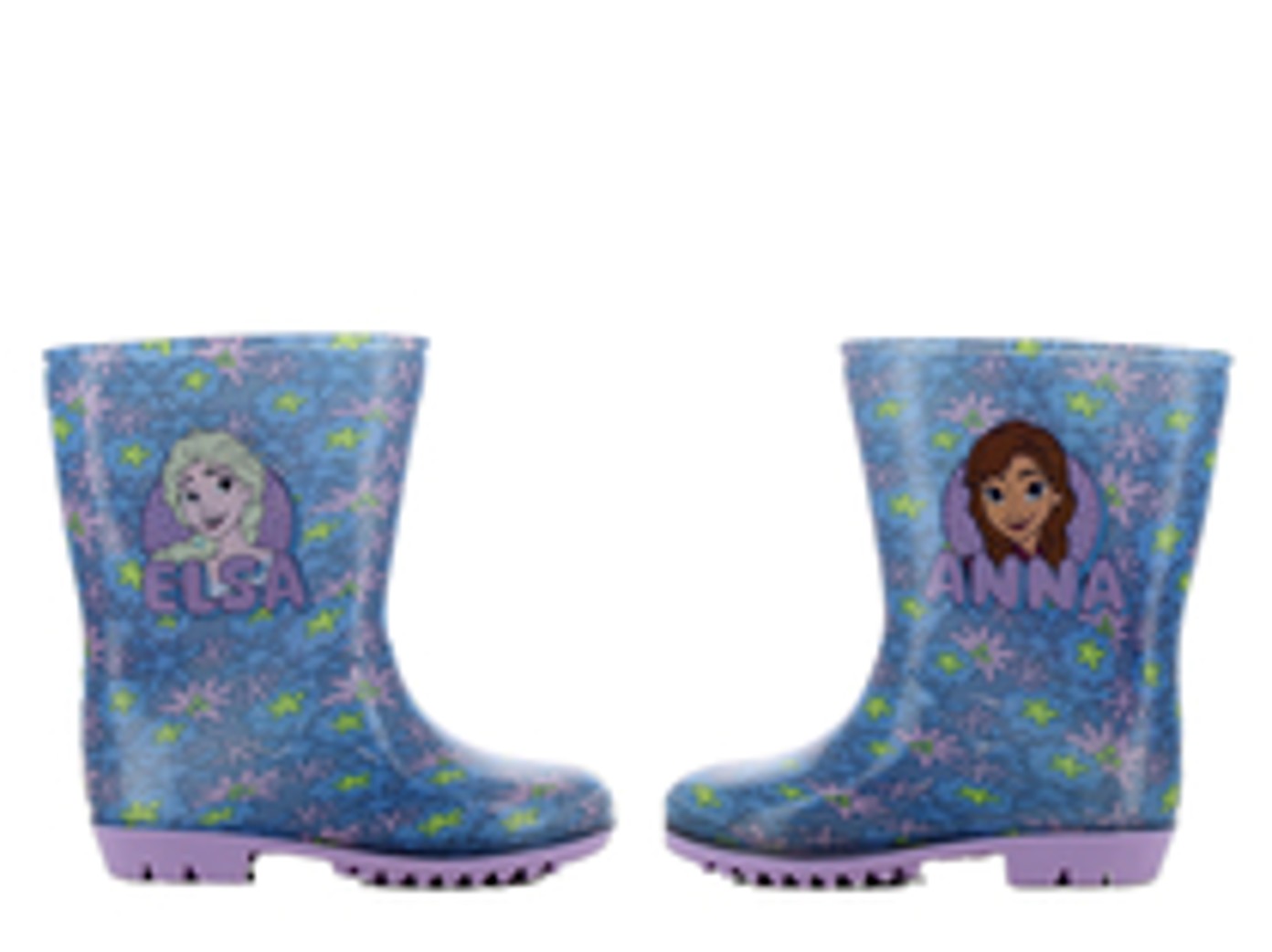 Frozen Classic Regenlaars Meisjes Blue/Lilac - maat 27